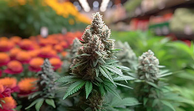 Multiple fleurs de CBD